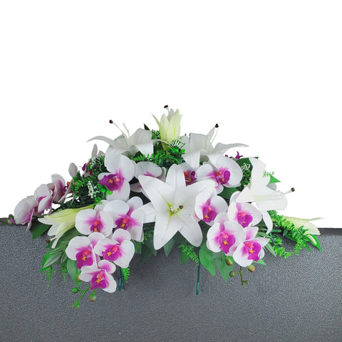"Reflection of Peace" Tombstone Saddle- 26"Width