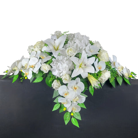 "Amazing Grace" Tombstone Saddle-36"W-My Secret Garden Collection-Premium
