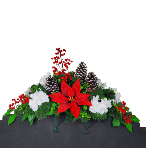 SALE-"Blessings of the Season" Headstone Saddle-32" Width"