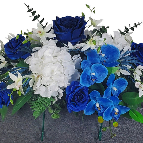 "Blue Healings Tombstone Saddle-30" Width