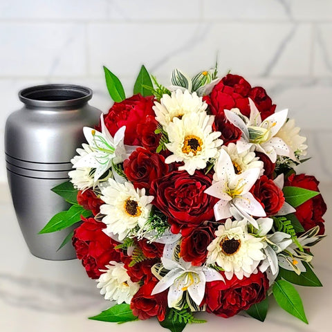 NEW-SALE- " Cherish" Handtied Mixed Bouquet -19" Diameter