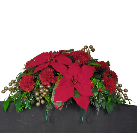 SALE-"For The Holidays" Tombstone Saddle-26"Width