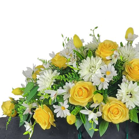 NEW RECIPE-SALE- "Garden of Grace" Tombstone Saddle-32" Width