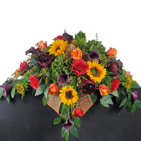 SALE-NEW RECIPE-Garden of Sunshine" Tombstone Saddle-36" Width