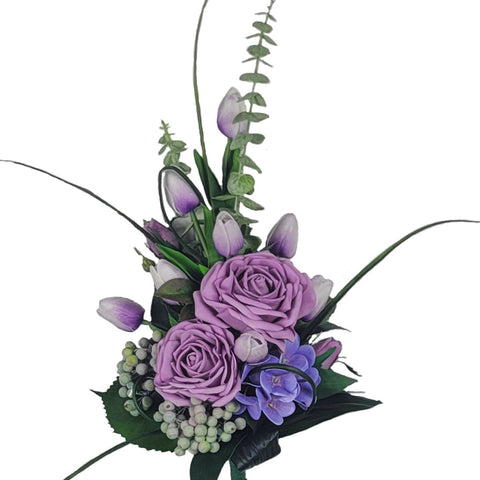 NEW "Lavender Love" Mausoleum Bouquets-17"H