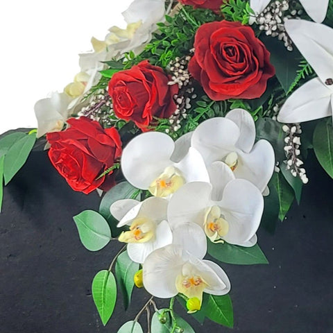 NEW RECIPE-SALE-"Reflection of Love" Tombstone Saddle-32"Width-PREMIUM