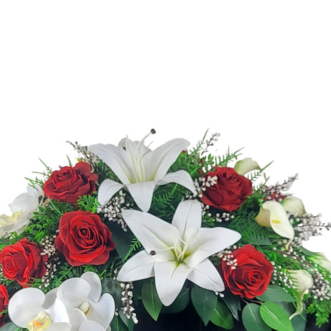 NEW RECIPE-SALE-"Reflection of Love" Tombstone Saddle-32"Width-PREMIUM