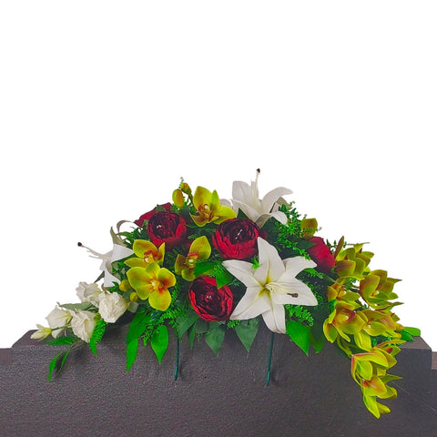 SALE "Reflection of Gratitude" Tombstone Saddle-30" Width -My Secret Garden Collection-PREMIUM