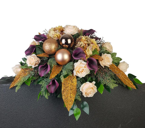 "Tidings of Comfort and Joy" Tombstone Saddle-31" Width