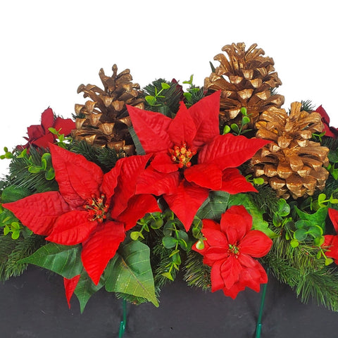 "Warm Seasonal Blessings" Tombstone Saddle-26"Width