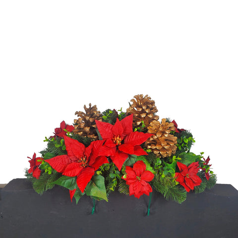 "Warm Seasonal Blessings" Tombstone Saddle-26"Width