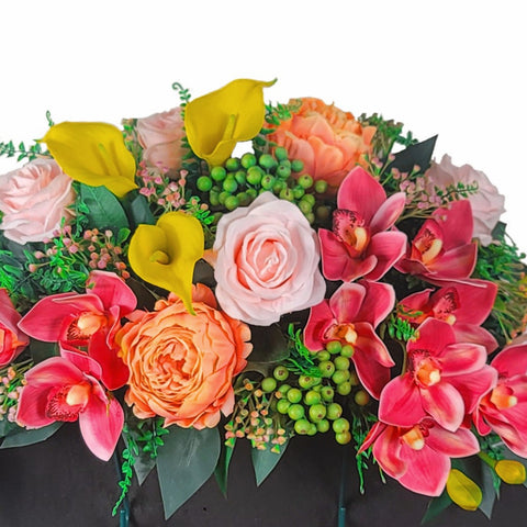 NEW RECIPE "Garden of the Sunrise" Tombstone Saddle-30" Width