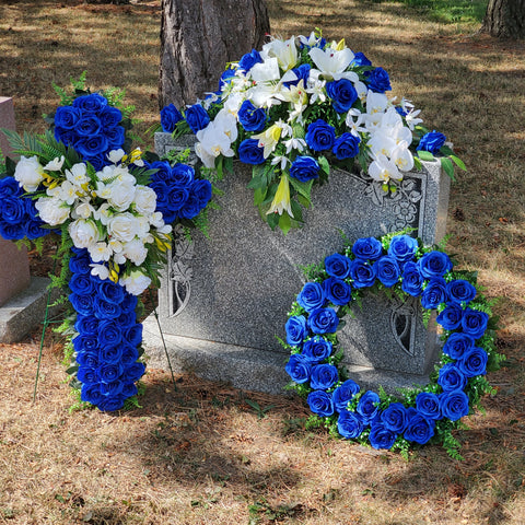 "Spiritual Faith" Tombstone Cross (PREMIUM)-36" L