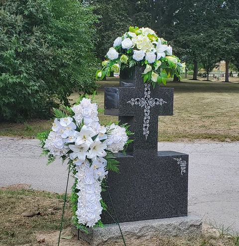 "Pure Faith" Tombstone Cross (PREMIUM) 36" L