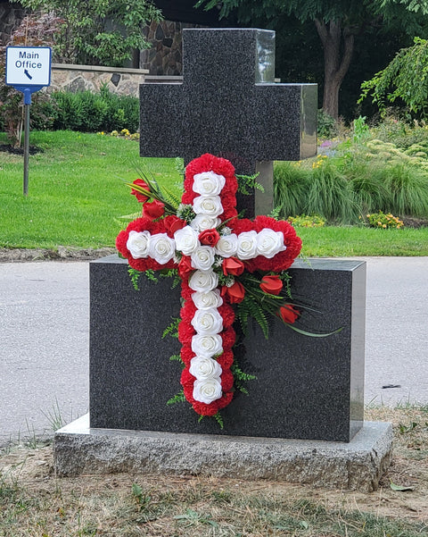 'Loving Faith" Tombstone Cross (PREMIUM) 32" L