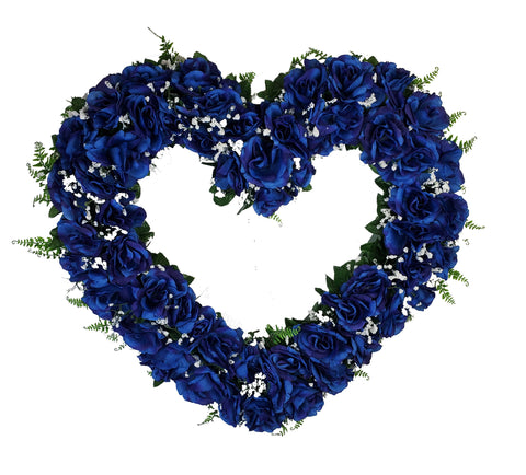 "Abiding Love"-Open Heart Tombstone Tribute - 25"D *Available in 4 Colours