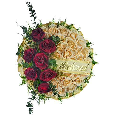 SALE-"Eternal Comfort"- Tombstone Pillow-18" Diameter
