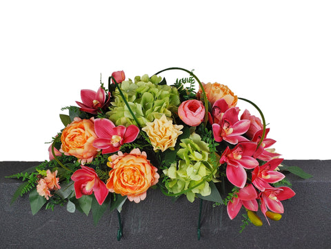 "Blooming Horizons" -24"Width Tombstone Saddle