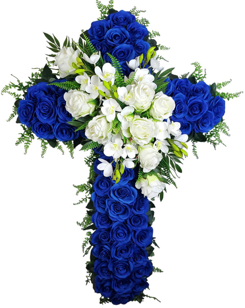 "Spiritual Faith" Tombstone Cross (PREMIUM)-36" L