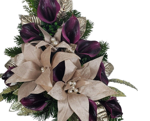 "Elegance" Mausoleum Bouquet-17" H-PREMIUM
