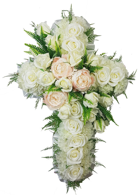 "Enlightened Faith" Memorial Cross-27"H-4 Colours Available