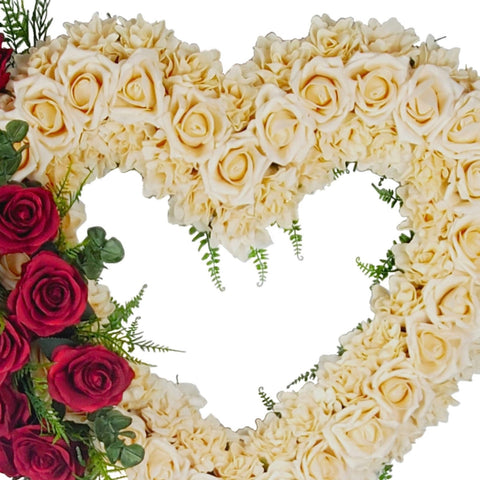 "Eternal Promise" Open Heart Tombstone Tribute-24" D