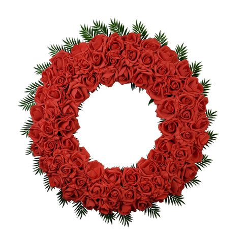 "Everlasting Love" Tombstone Wreath-27"Diameter