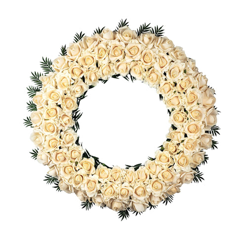 "Everlasting Love" Tombstone Wreath-27"Diameter