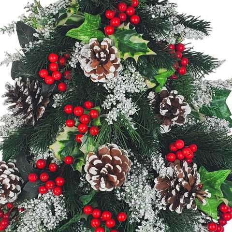 CLEARANCA-"For the Season" Mausoleum Tree Tribute-18"H