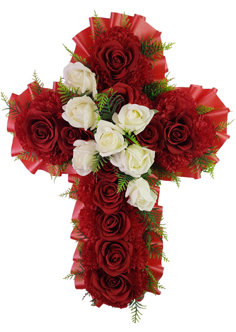 "Guiding Faith" Tombstone Cross-23"L