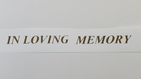 'Personalized Message Script" Ribbon Banners