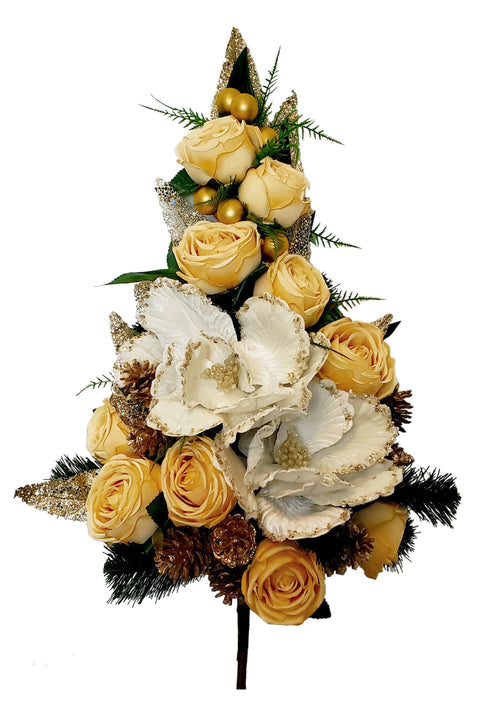 "Love & Compassion" Mausoleum Bouquet-22"H