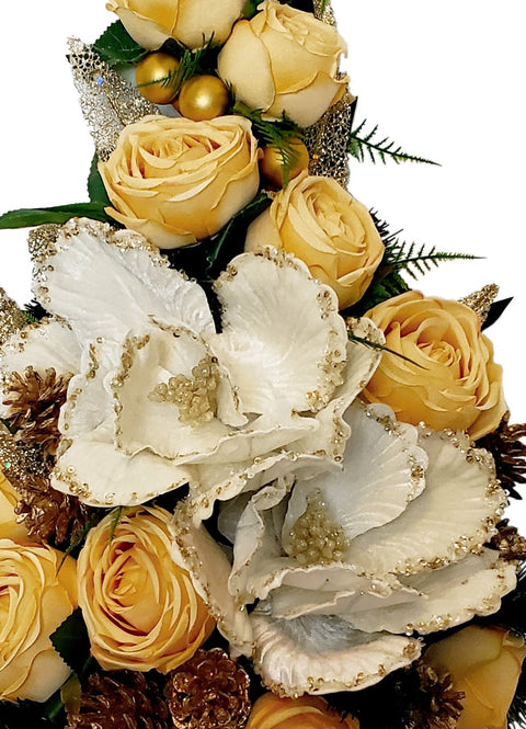 "Love & Compassion" Mausoleum Bouquet-22"H