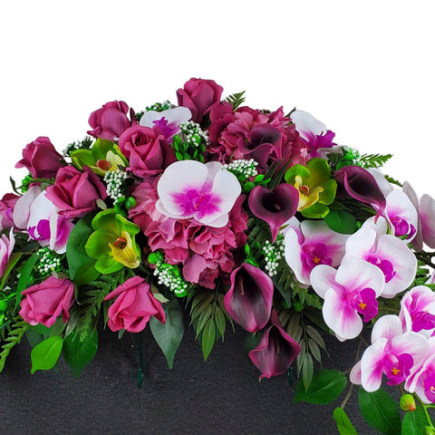 "Loveliness" Headstone Saddle-PREMIUM-36" Width