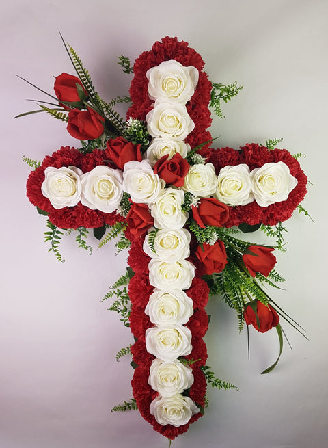 'Loving Faith" Tombstone Cross (PREMIUM) 32" L
