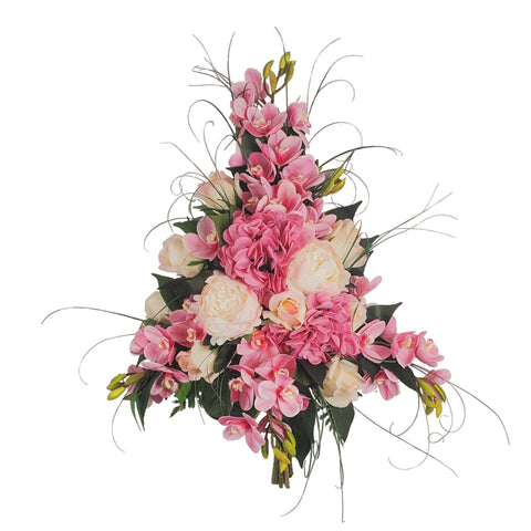 "Summer's Breeze" Mausoleum Bouquet-22"H-PREMIUM PRODUCT