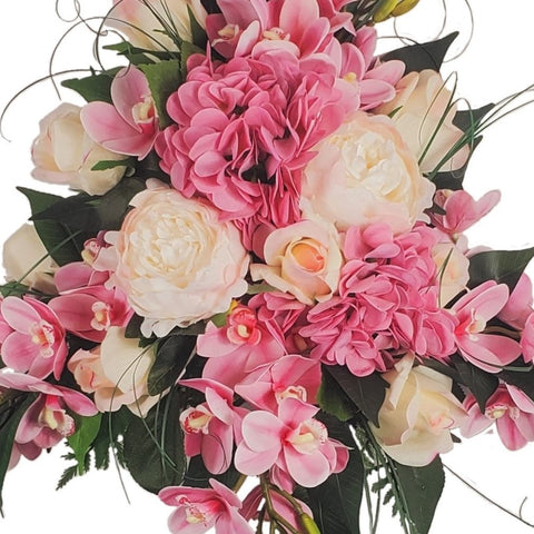 "Summer's Breeze" Mausoleum Bouquet-22"H-PREMIUM PRODUCT