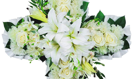 "Pure Faith" Tombstone Cross (PREMIUM) 36" L