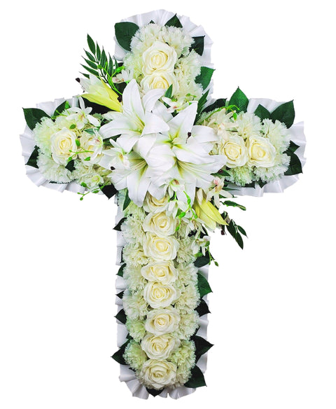 "Pure Faith" Tombstone Cross (PREMIUM) 36" L