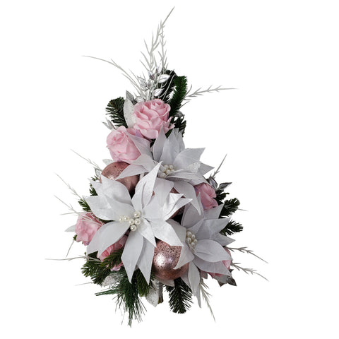 SALE-"Pink Twilight" Mausoleum Bouquet-20"H-PREMIUM