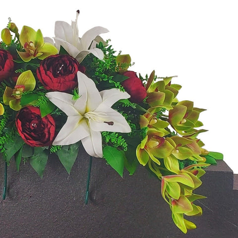 SALE "Reflection of Gratitude" Tombstone Saddle-30" Width -My Secret Garden Collection-PREMIUM