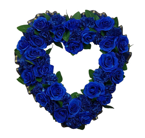 "Endless Love" Open Heart Tombstone Tribute-23"Diameter-Available in 3 Colours