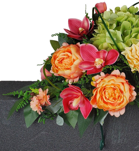 "Blooming Horizons" -24"Width Tombstone Saddle