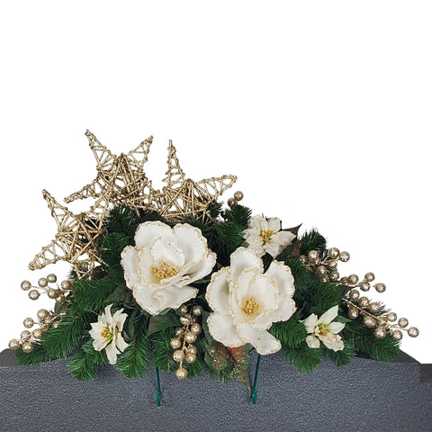 "Star of Wonder" Memorial Tombstone Saddle-28" Width