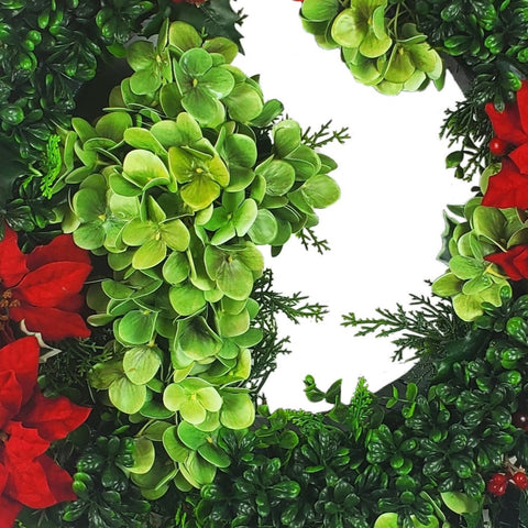 SALE-"Tis the Season" Tombstone Wreath/Cross Tribute-18"D