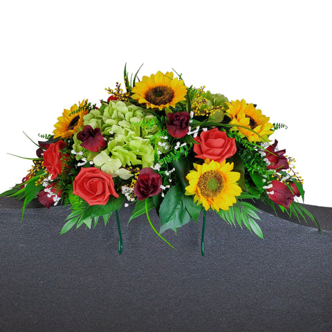 "Autumn Garden" Tombstone Saddle-30" Width