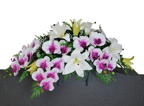 SALE-"Reflection of Peace" Tombstone Saddle-32"Width