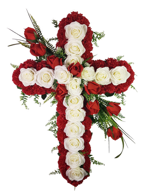 'Loving Faith" Tombstone Cross (PREMIUM) 32" L