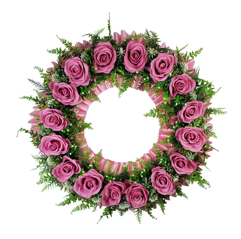 SALE-"With All Our Love" Memorial Tombstone Wreath-20" -7 Colors Available