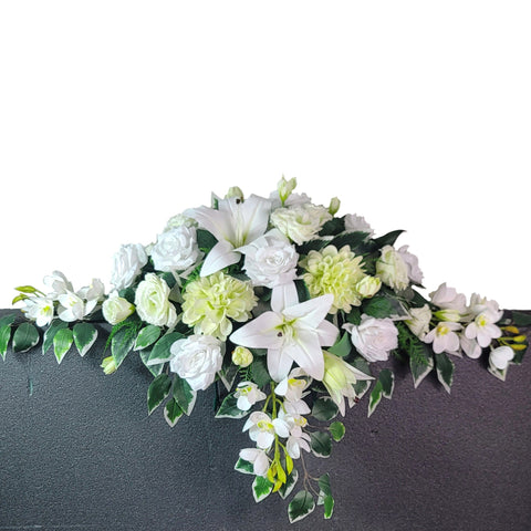 "Amazing Grace" Tombstone Saddle-36"W-My Secret Garden Collection-Premium